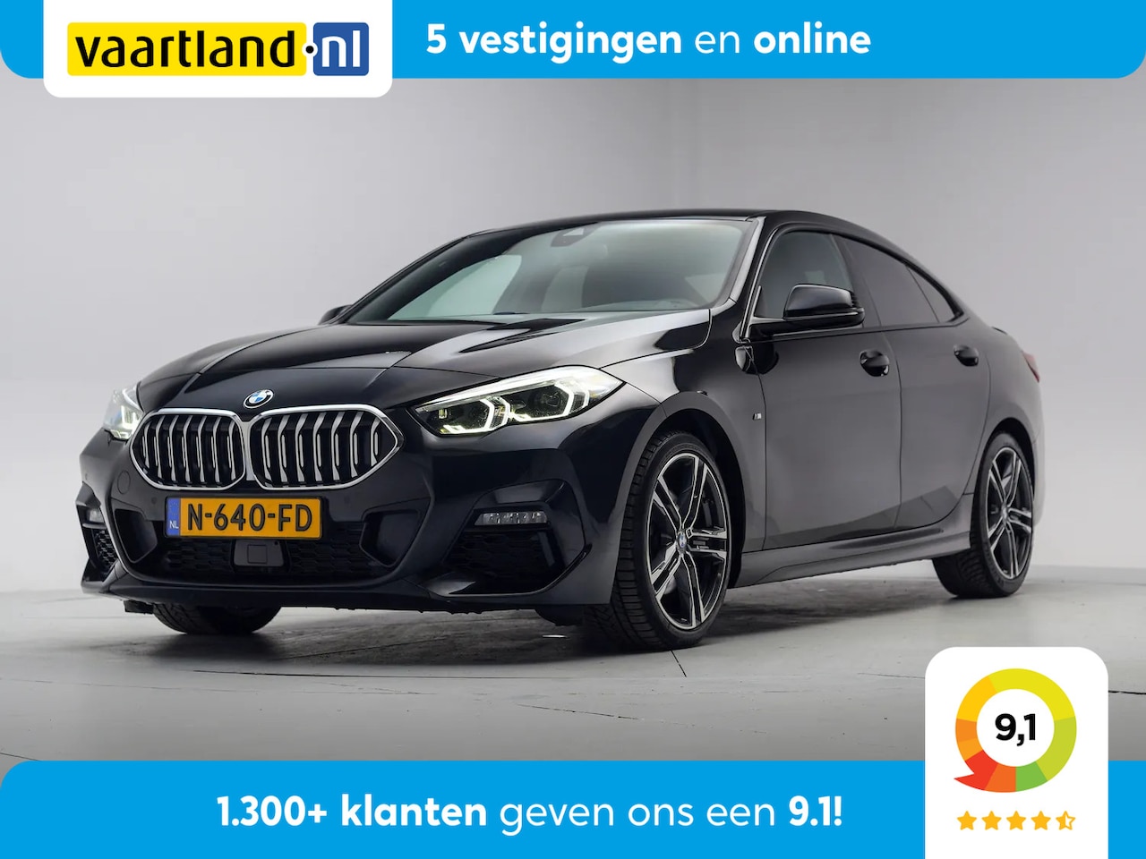 BMW 2-serie Gran Coupé - 218i M Sport High Executive Aut. [ LED Live-cockpit prof. Stoelverwarming Half-leder ] - AutoWereld.nl