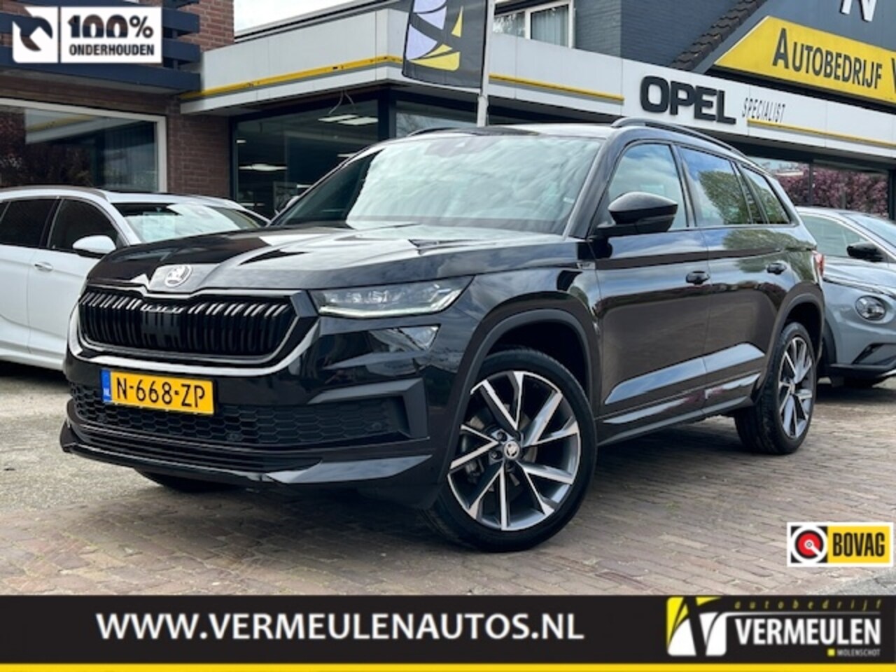 Skoda Kodiaq - 1.5 TSI 150PK Sportline Business + 20"/ Navi/ Clima/ Cruise/ Panorama/ Full-LED/ Winterpak - AutoWereld.nl