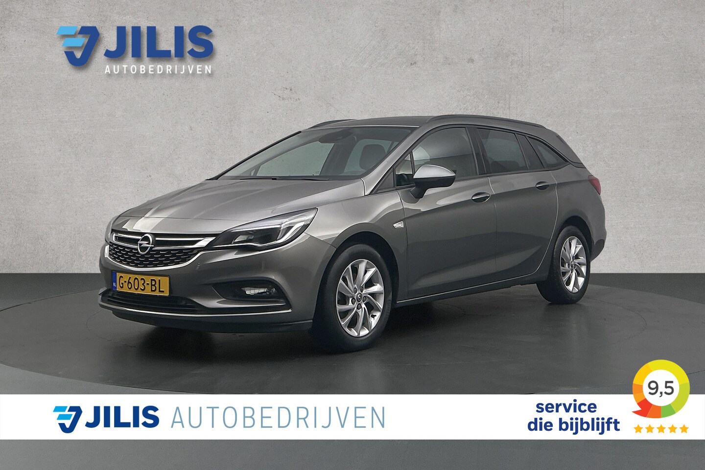 Opel Astra Sports Tourer - 1.0 Turbo Business Executive | Trekhaak | Half leder | Apple Carplay | Lichtmetalen velgen - AutoWereld.nl