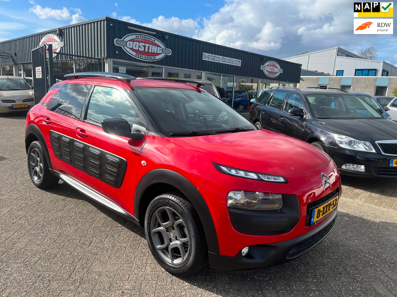 Citroën C4 Cactus - 1.2 VTi Shine(clima,navi,lmv,pdc,camera125dkm,bj14,6399,-) - AutoWereld.nl