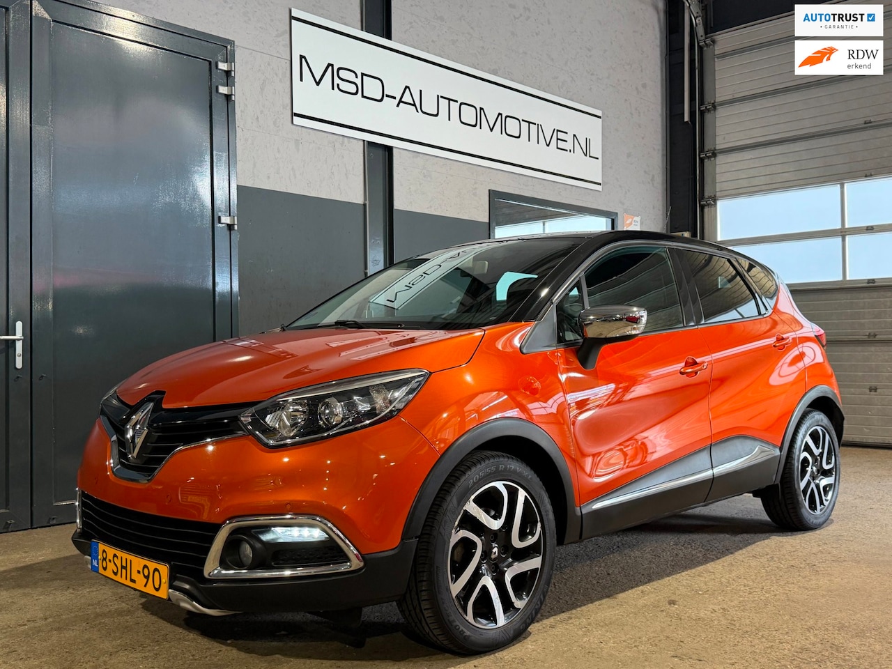 Renault Captur - 1.2 TCe Dynamique| NAP|CAMERA|2-Tone Orange/BLACK! - AutoWereld.nl