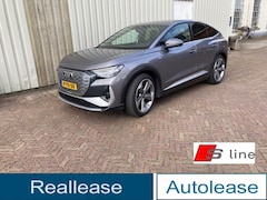 Audi Q4 Sportback e-tron - Q4 40 S-line 1e eig 204 Pk 82 kWh Elektr Schuifdak leder HUD SOH 95, 32 RS 21 Velgen SONOS