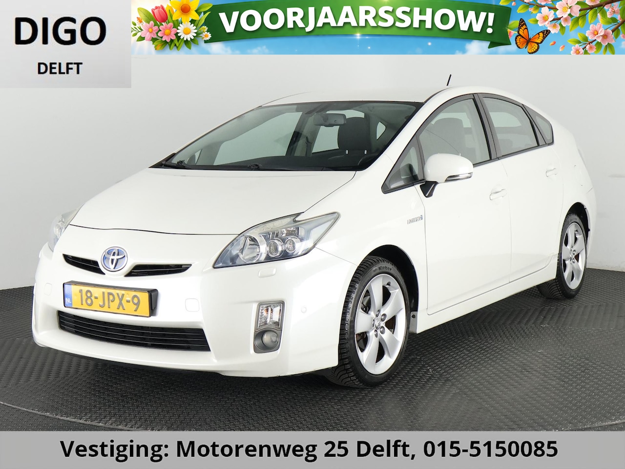 Toyota Prius - 1.8 DYNAMIC NAVI 100% ONDERHOUDEN ZEER ZUINIG. NAVI.CAMERA.CRUISE.CLIMAT CONTROLL - AutoWereld.nl