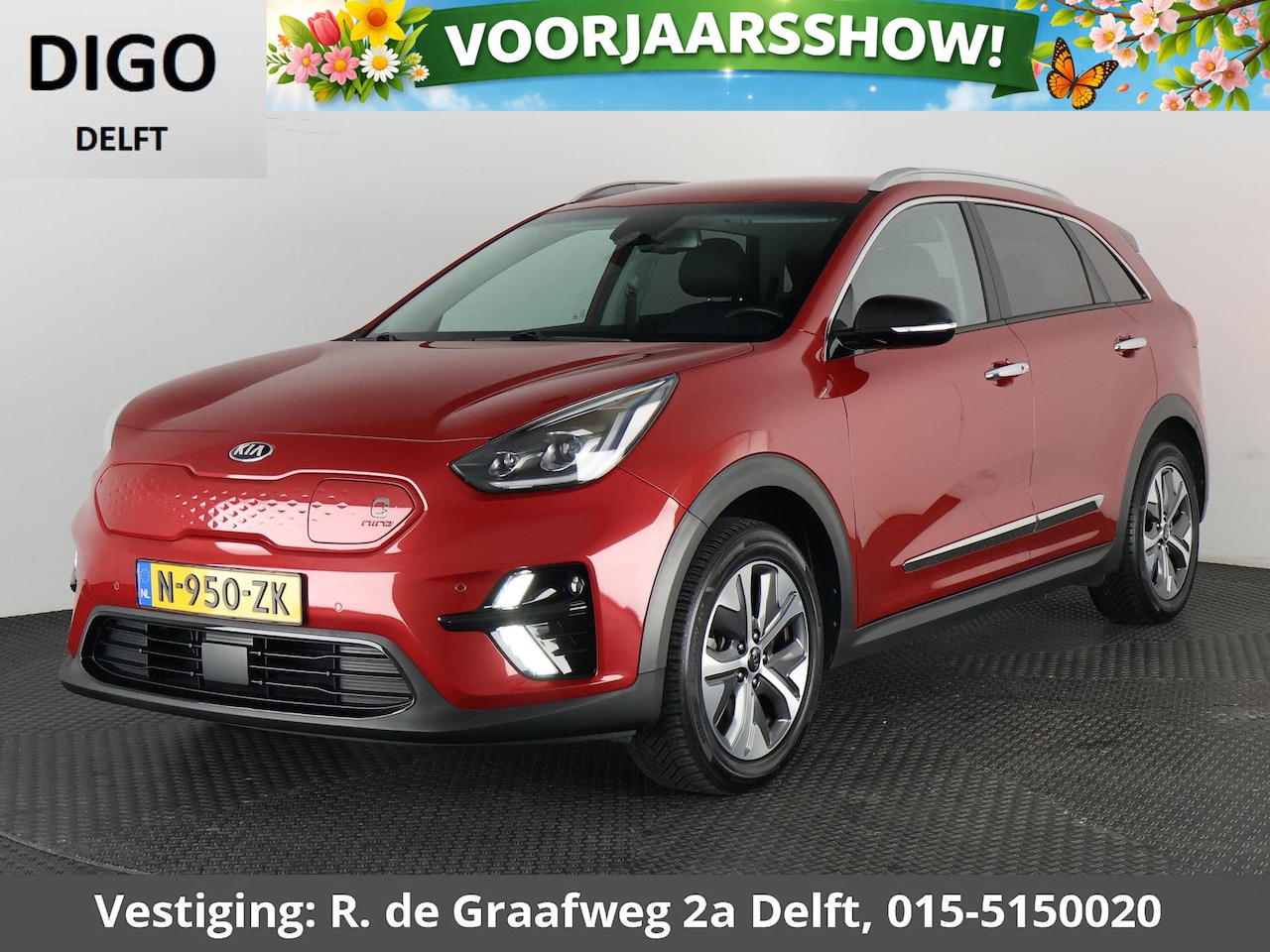 Kia e-Niro - Dynamic Line 64 kWh SOH 99% | 450 km actieradius | Stuur-/& Stoelverwarming | Parkeersenso - AutoWereld.nl