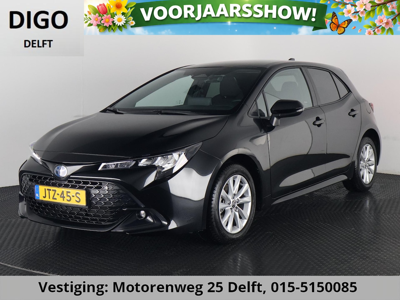 Toyota Corolla - HYBRID 140 BUSINESS BLACK ED. GARANTIE 5-2035* 15.000 KM!!! STOEL -EN STUURVERWARMNG . CAM - AutoWereld.nl