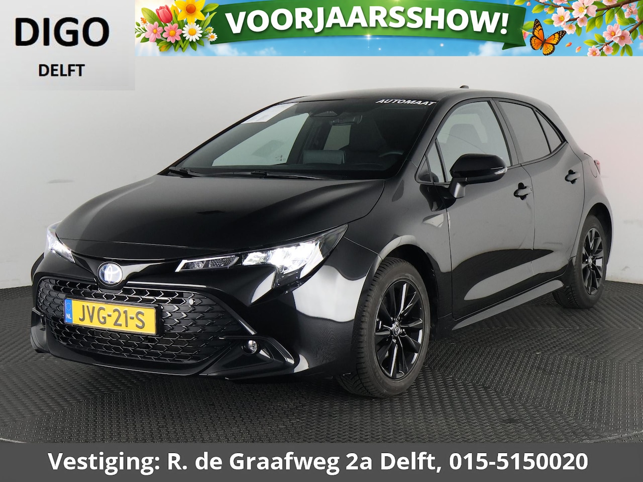Toyota Corolla - Hybrid 140 Black Edition | Stuur-& Stoelverwarming | Apple Carplay & AndroidAUTO | Adaptie - AutoWereld.nl