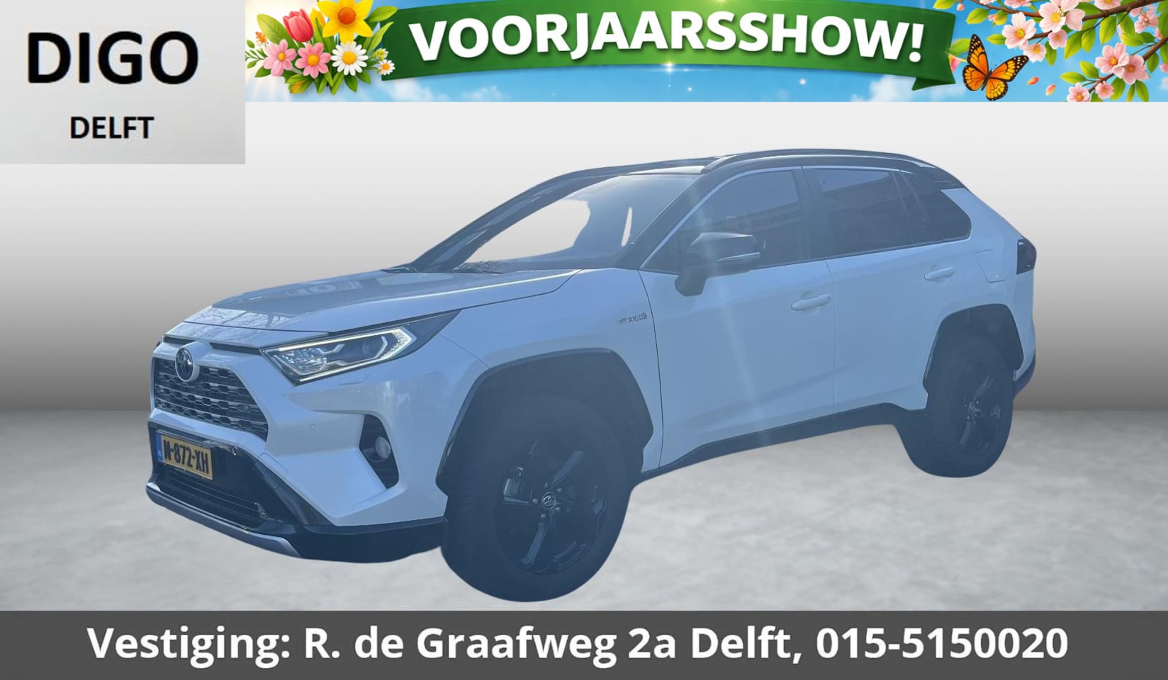 Toyota RAV4 - 2.5 Hybrid AWD Bi-Tone | 1650 KG trekgewicht | Trekhaak | Parkeersensoren | Apple Carplay - AutoWereld.nl