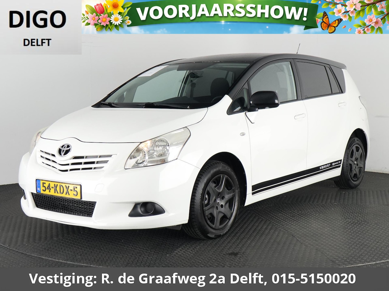 Toyota Verso - 1.6 VVT-i Bi-Tone Sport | Airco | Dealer onderhouden | Parkeersensoren | Privacy Glass | - AutoWereld.nl