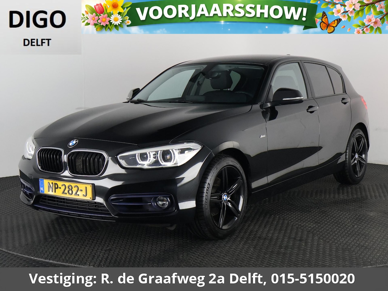 BMW 1-serie - 118d High Executive Automaat | Navigatie | Leder | Stoelverwarming | - AutoWereld.nl