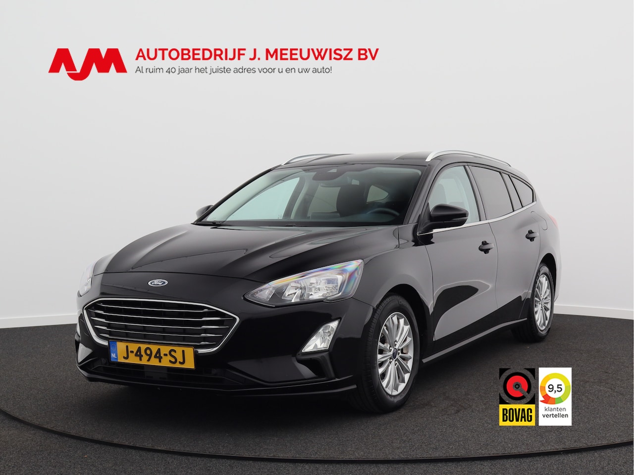 Ford Focus Wagon - 1.0 EcoBoost Hybrid Titanium X Business/ zeer mooi! - AutoWereld.nl