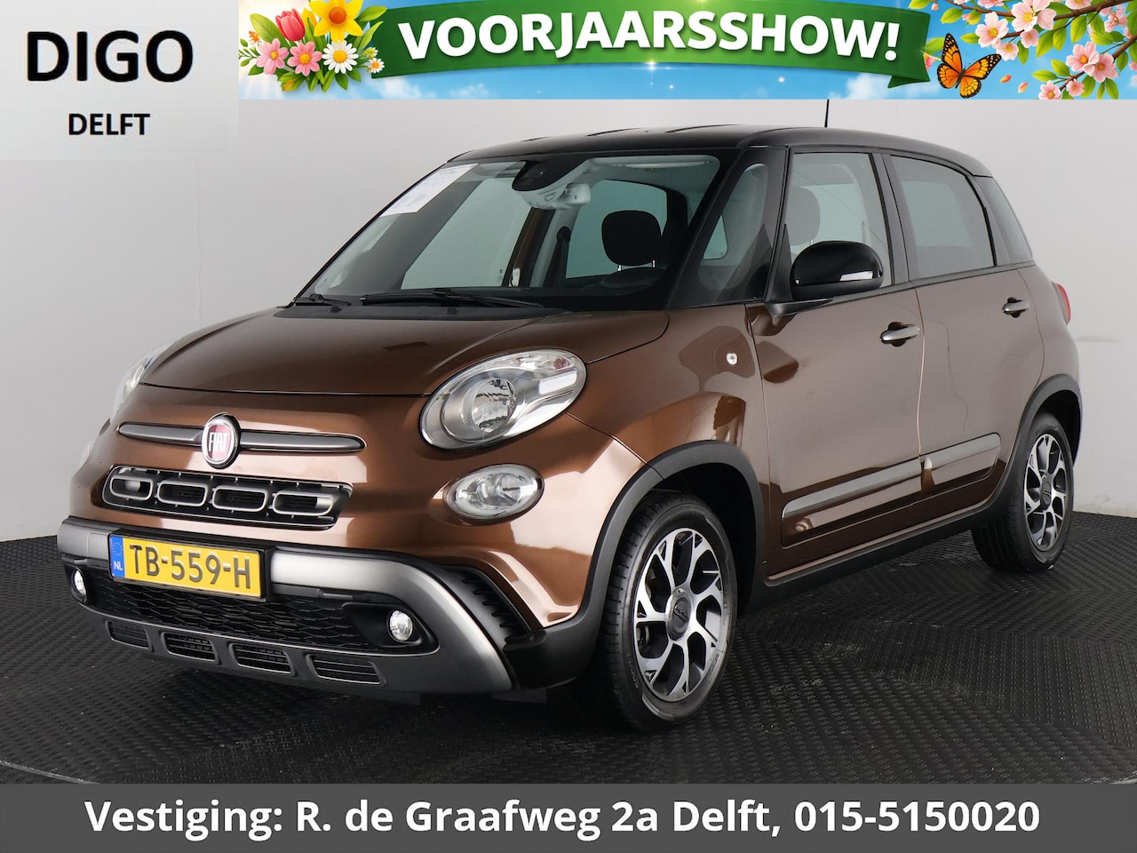 Fiat 500 L - 0.9 TwinAir Cross Bi-Tone | Pack Smart | Traction + - AutoWereld.nl