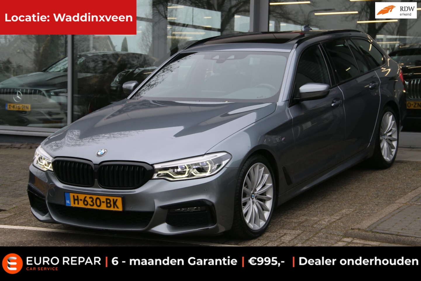 BMW 5-serie Touring - 520i High Executive Edition M-PAKKET PANO-DAK NL-AUTO! - AutoWereld.nl