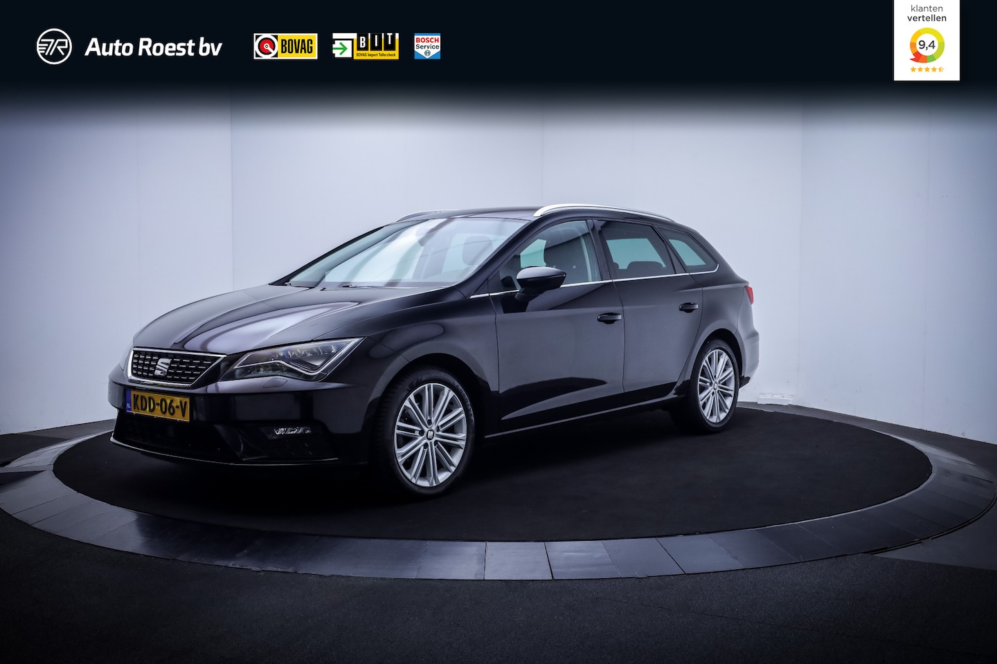 SEAT Leon ST - 1.4T 150Pk Dsg EXCELLENT KEYLESS | STOELVERW. | NAVI | FULL LINK | PDC V+A | LED | SEAT SO - AutoWereld.nl