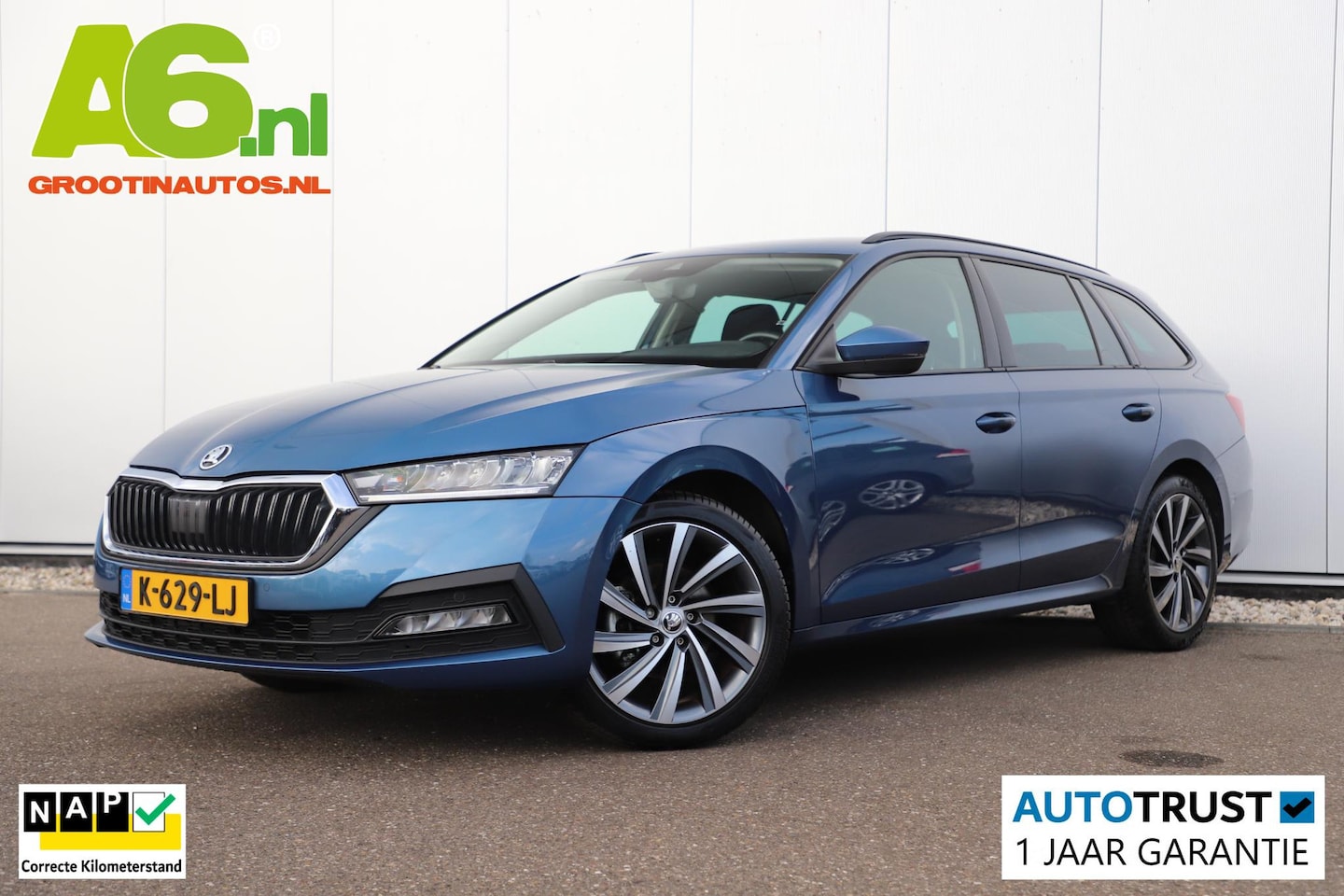 Skoda Octavia Combi - 1.0 e-TSI Business Edition Automaat Trekhaak Navigatie Clima Adaptive Cruise 18 inch LMV P - AutoWereld.nl