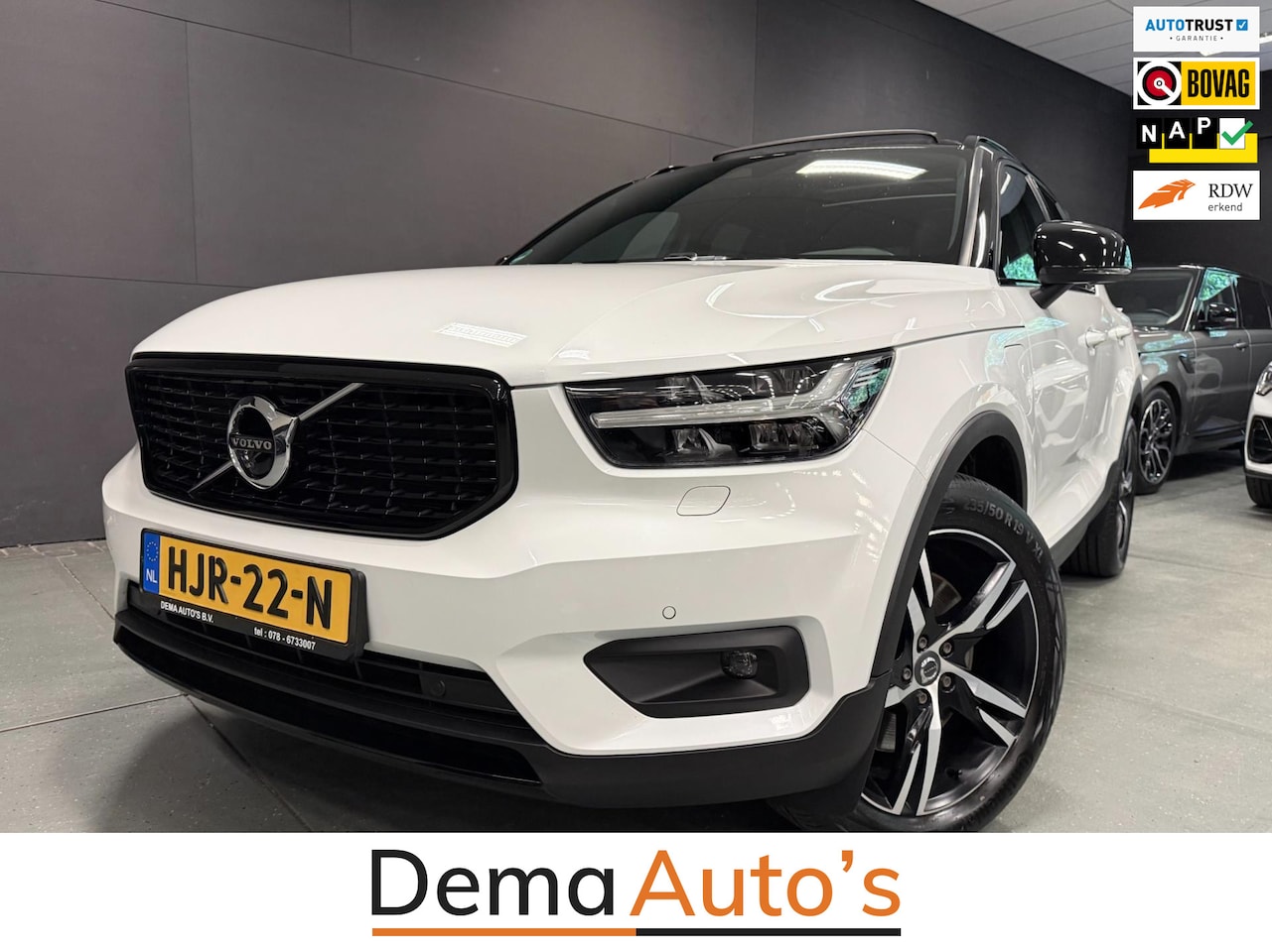 Volvo XC40 - 1.5 T5 Recharge R-Design 264PK SOH-TEST/ PANO/NAVI/DAB/H-KARDON/STOEL-M/ECC/PDC/CRUISE/// - AutoWereld.nl