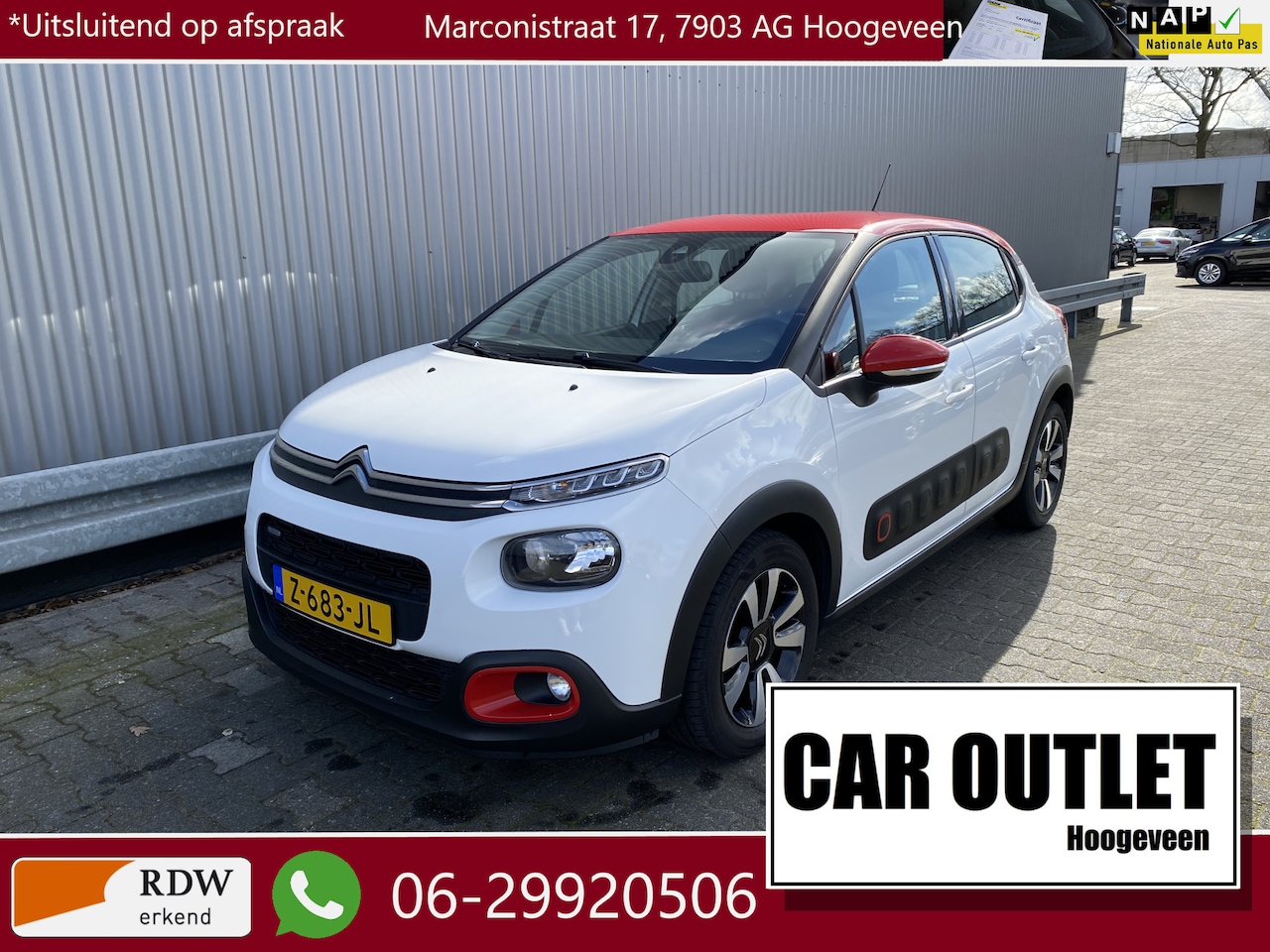 Citroën C3 - 1.2 PureTech Shine 111Dkm, Clima, Carplay, CC, Navi, PDC & Cam, LM, nw. APK – Inruil Mogel - AutoWereld.nl