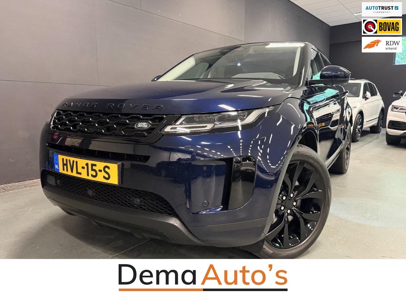 Land Rover Range Rover Evoque - 1.5 P300e AWD BLACK-LINE SOH-TEST/NAVI/V-COCKPIT/LEDER/DAB/CARPLAY/LED/CAM/M-STOELEN/// - AutoWereld.nl