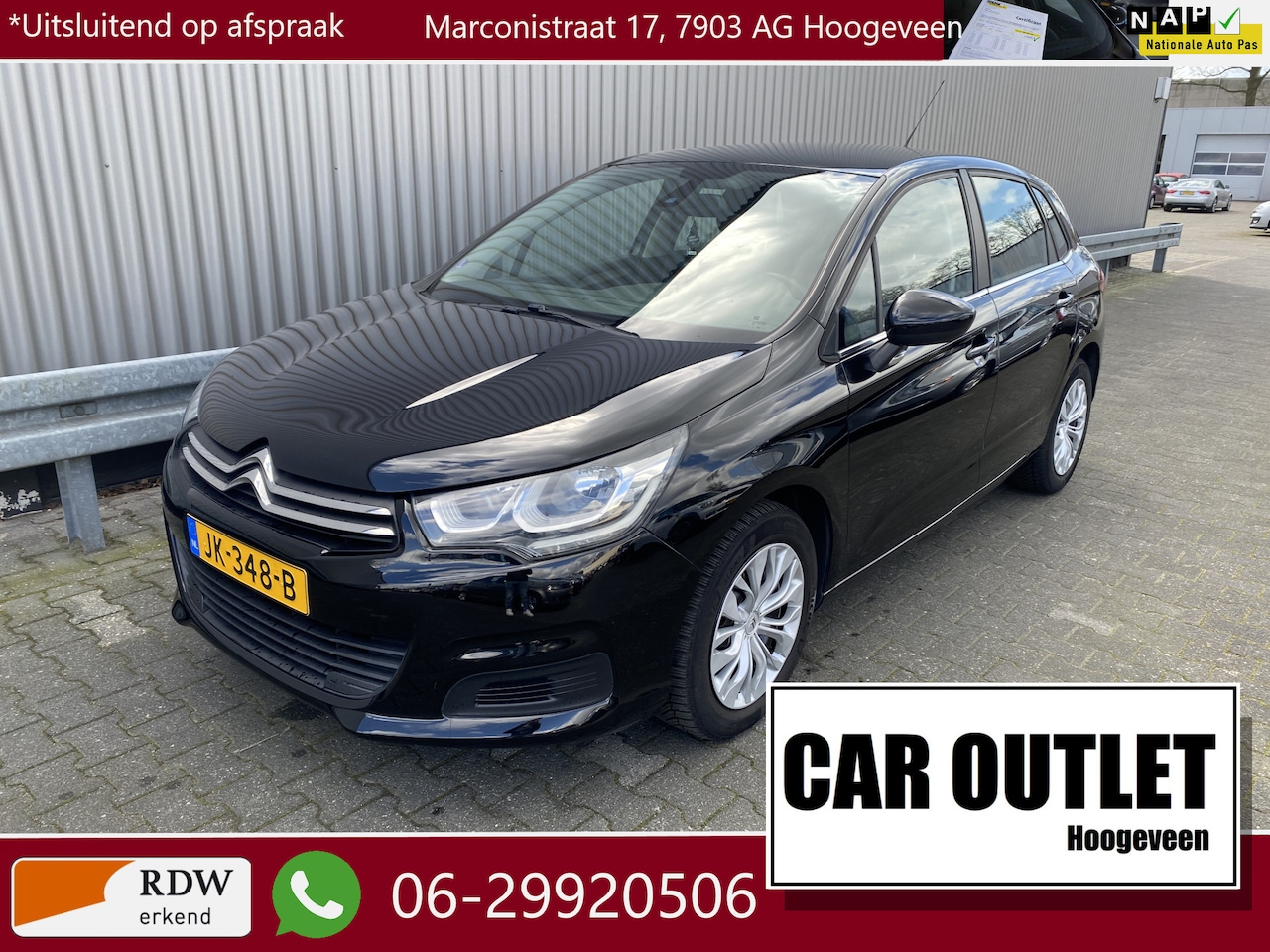 Citroën C4 - 1.2 PureTech Shine Clima, Stoelvw, CC, Navi, PDC, Trekh, nw. APK – Inruil Mogelijk – - AutoWereld.nl