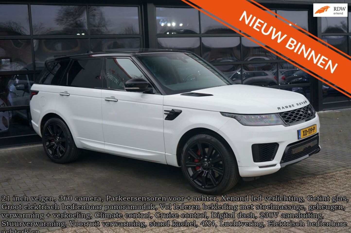 Land Rover Range Rover Sport - 2.0 P400e Autobiography Dynamic 2.0 P400e Autobiography Dynamic, Leder, Pano, Digidash, Key-less - AutoWereld.nl