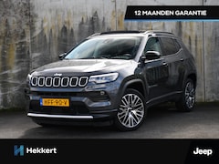 Jeep Compass - Limited 1.5T e-Hybrid 130pk Automaat SCHUIF-DAK | 19''LM | 360° CAM. | ADAPT. CC | TREKHAA