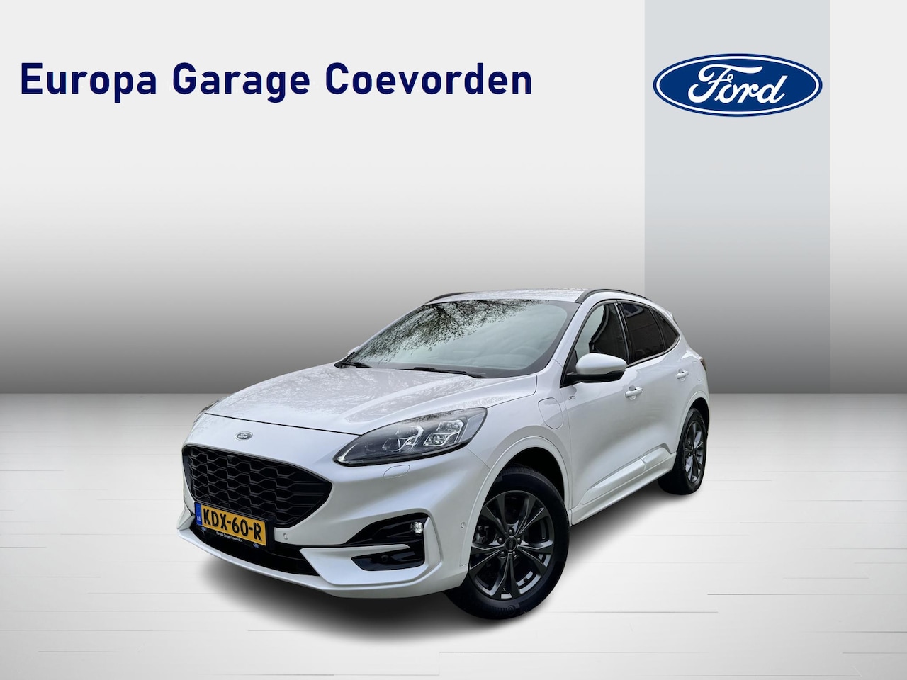 Ford Kuga - 2.5 PHEV 225PK ST-Line X | TREKHAAK 1.500KG | WINTERPACK | PLATINUM WHITE | B&O | BLIS | A - AutoWereld.nl