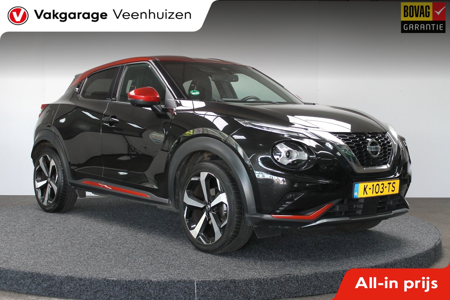 Nissan Juke - 1.0 DIG-T N-Design Premiere edition 161/500|Rijklaar prijs|360 Camera|Navi|Carplay|Stoelve - AutoWereld.nl