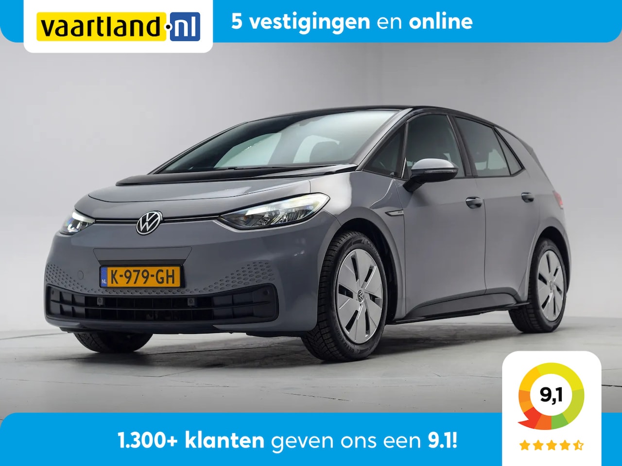 Volkswagen ID.3 - Life 58 kWh 3 fase [ LED Adapt.cruise Stoelverwarming ] - AutoWereld.nl