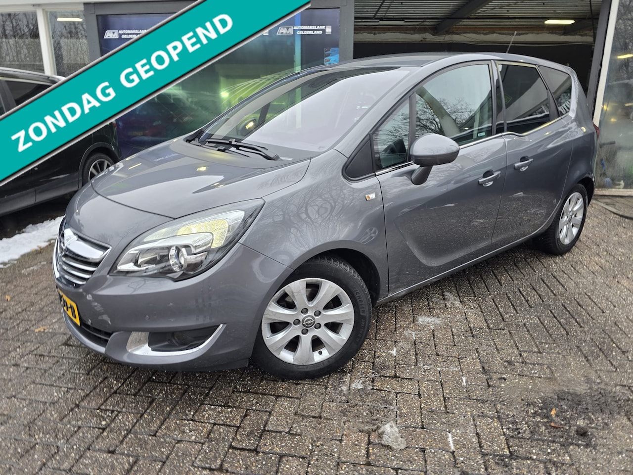 Opel Meriva - 1.4 Turbo Blitz | 2E EIGENAAR | 12MND GARANTIE | NAVI | LEDER | TREKHAAK | - AutoWereld.nl