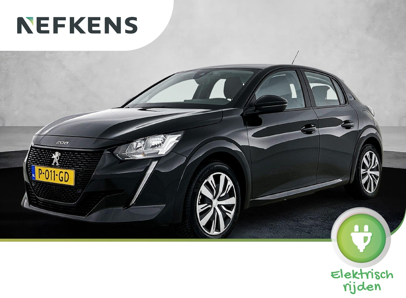 Peugeot e-208 - EV Active 50 kWh 136pk Automaat | Navigatie | Airco | Cruise Control | 16"LMV | Apple Carp - AutoWereld.nl