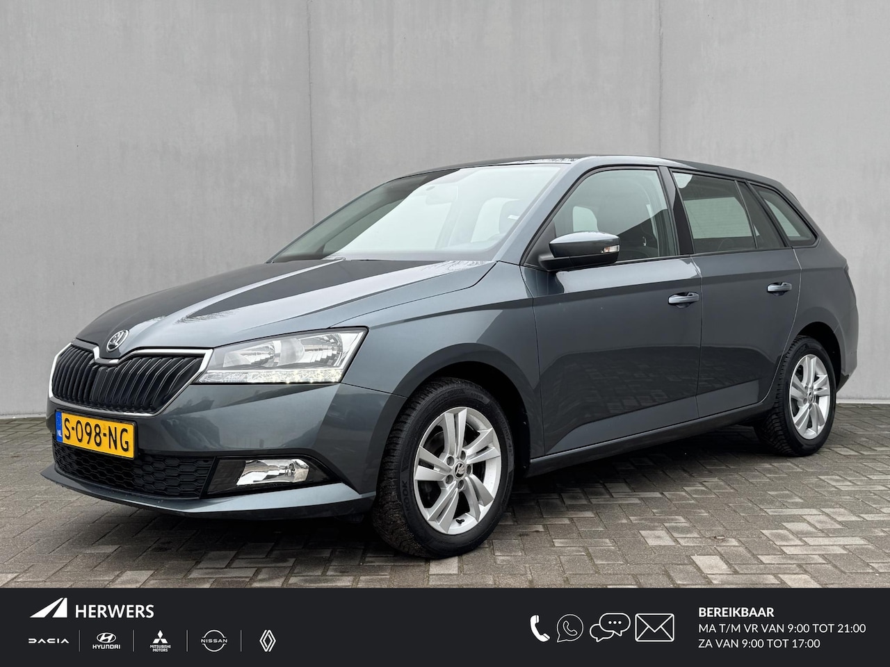 Skoda Fabia Combi - 1.0 TSI Ambition / Lichtmetalen Velgen / Achteruitrijcamera met Parkeersensoren / Cruise C - AutoWereld.nl