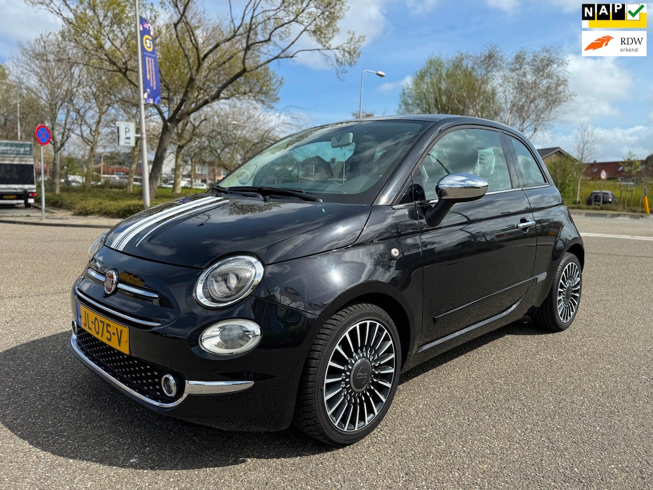 Fiat 500 - 0.9 TwinAir Turbo Lounge / panoramadak / navigatie / airco / lmv / historie / nap…… - AutoWereld.nl