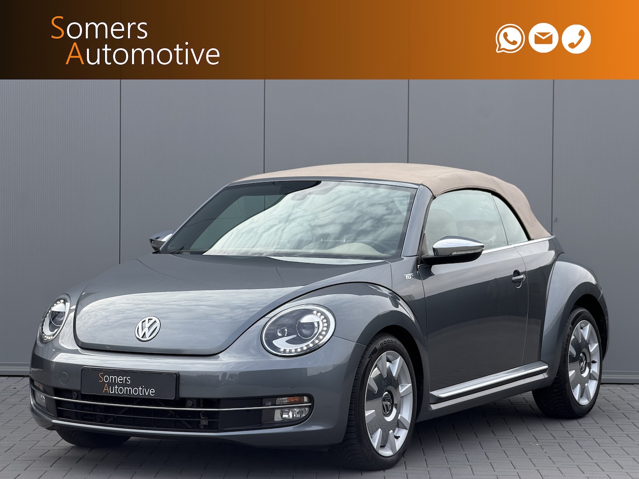 Volkswagen Beetle Cabriolet - 1.4 TSI 160pk DSG 70's Edition | 18" | Xenon LED | Leder | Stoelverwarming | Fender Audio - AutoWereld.nl