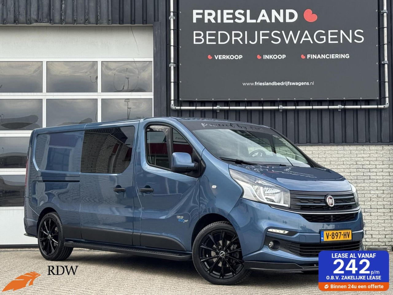Fiat Talento - 1.6 MJ EcoJet L2H1SX Dubbele Cabine Trekhaak/Camera/Clima/Navi/DAB/19" - AutoWereld.nl