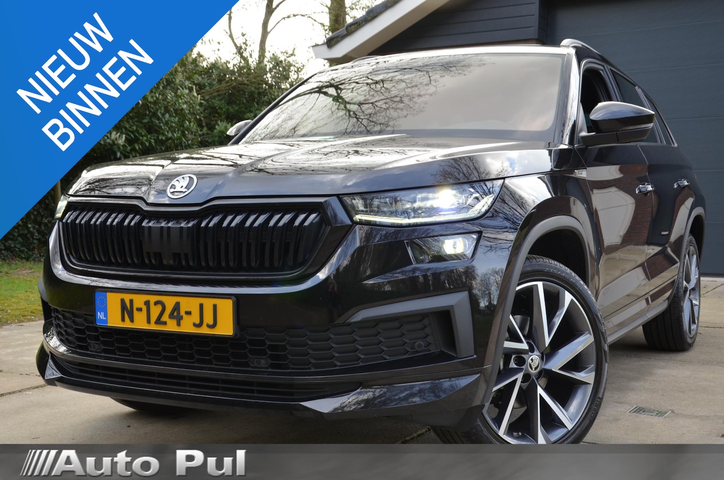Skoda Kodiaq - 1.5 TSI Sportline Business 7 Persoons Automaat/Navi/Led/Ecc/Pdc/Achteruitrij-camera/Stuur& - AutoWereld.nl