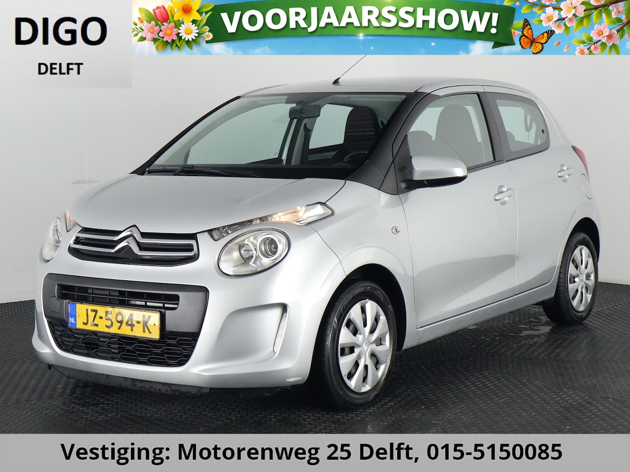 Citroën C1 - 1.0 e-VTi FEEL SILVERLINE AIRCONDITIONING 100% OH. ELEKTR.RAMEN. CPV ETC - AutoWereld.nl