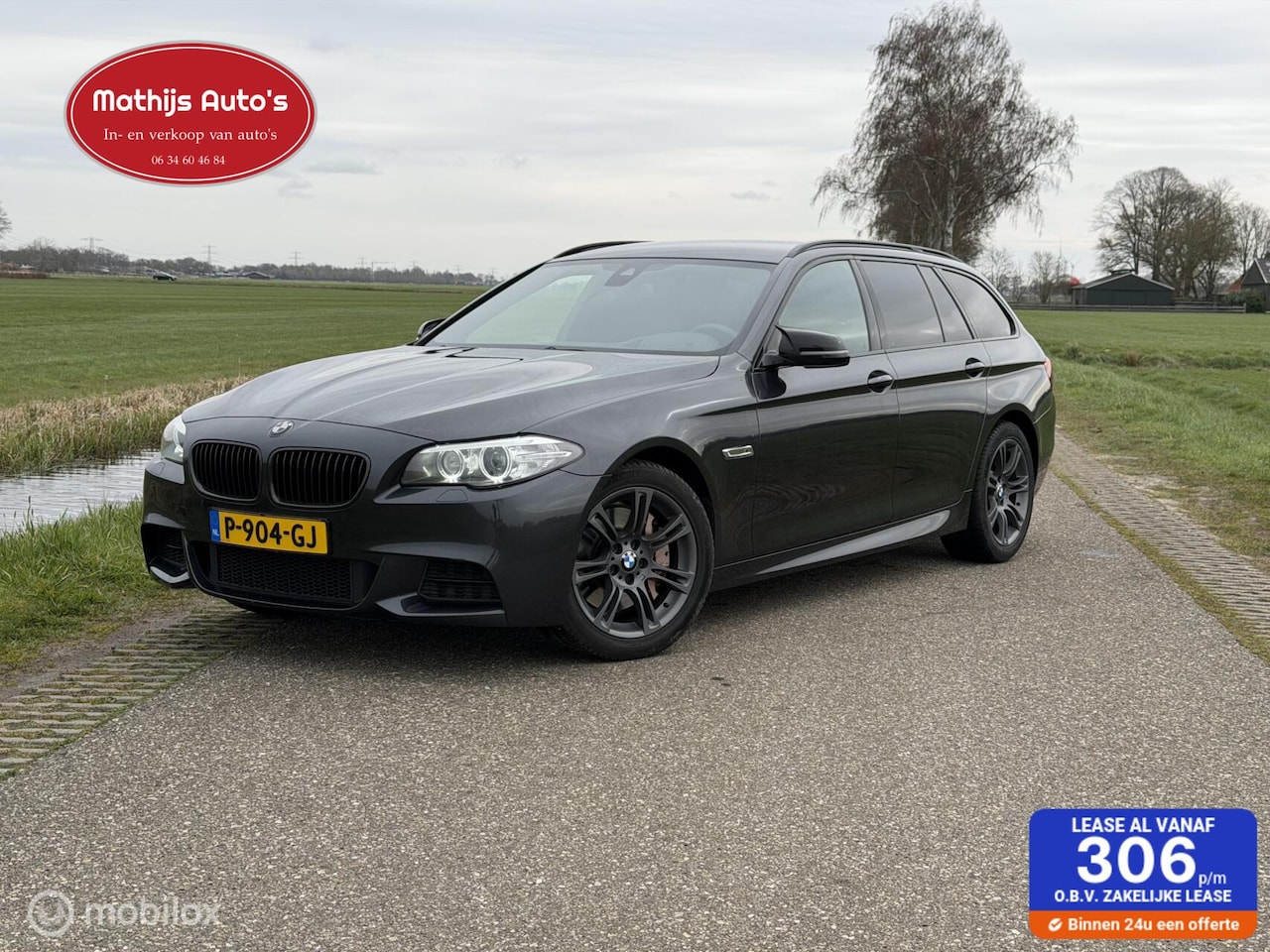 BMW 5-serie Touring - 535i High Executive M-pakket! HUD Nieuwe Lagerschalen! - AutoWereld.nl
