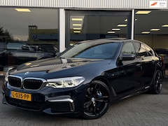 BMW 5-serie - M550i xDrive High Executive 4.4 V8 462PK/MASSAGE/STOELVERKOELING/PANO/VOL ONDERHOUD/CARBON