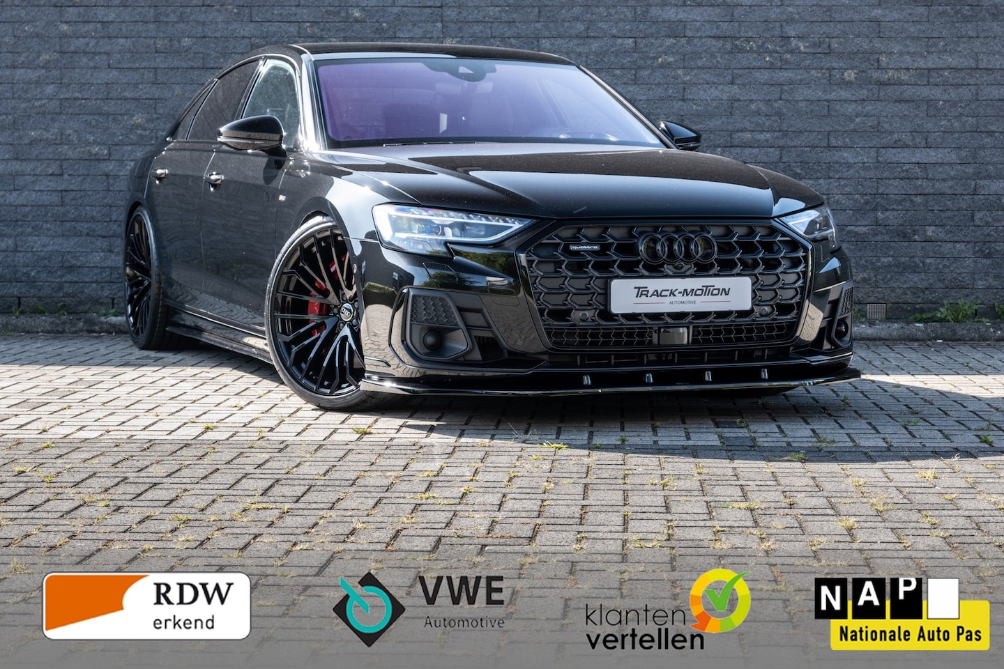 Audi A8 - 60 TFSI e quattro Panorama Black & Black - AutoWereld.nl