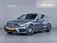 Mercedes-Benz C-klasse Estate - 180 AMG Sport I Pano I Burmester I Leder I 360° I Stoelmemo I NL-auto I 1e-eig