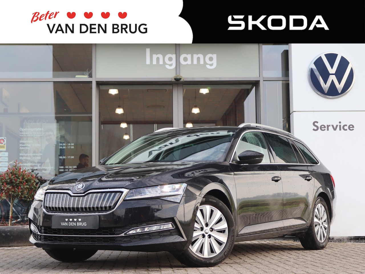 Skoda Superb Combi - 1.4 TSI iV 218 pk DSG Style | Trekhaak zwenkbaar | Voorstoelen met Geheugen | DCC | LED | - AutoWereld.nl