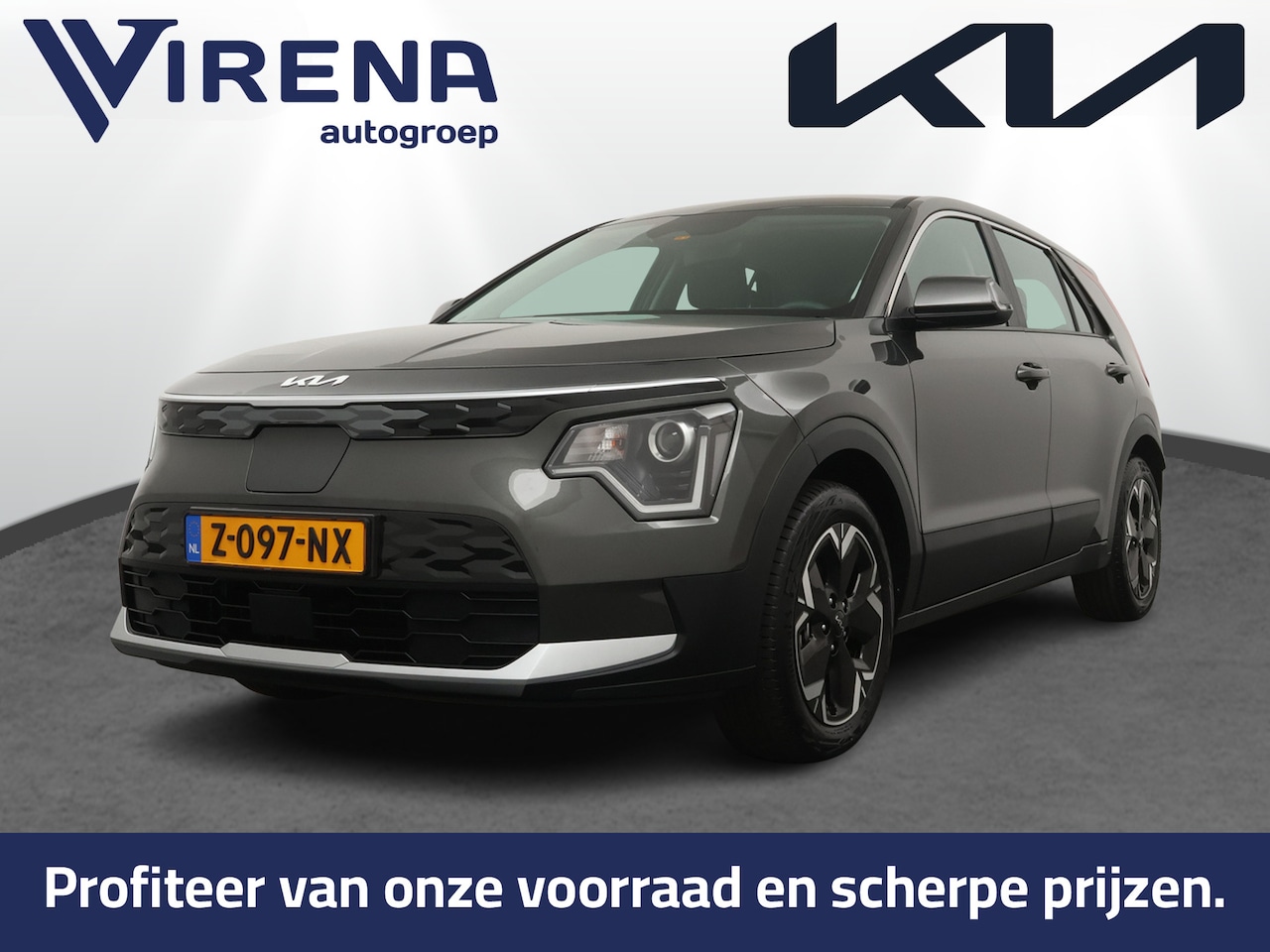 Kia Niro EV - Light Edition 64.8 kWh - SOH 98,8% - Navigatie - Keyless - Adaptive Cruise Control - Achte - AutoWereld.nl