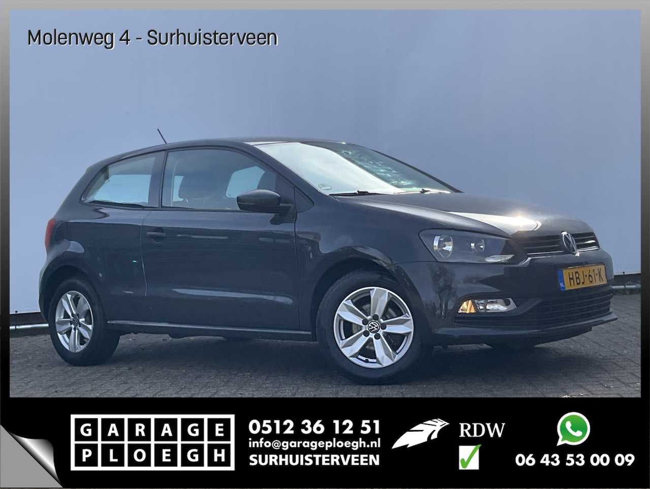 Volkswagen Polo - 1.0 Airco BluetoothAudio 3-Deurs Sportief - AutoWereld.nl