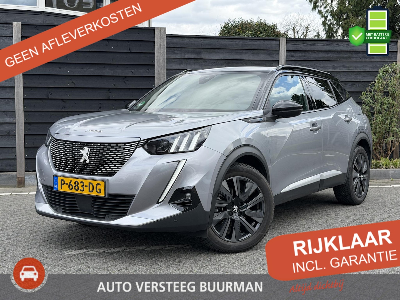 Peugeot e-2008 - GT Pack 50 kWh 136PK Automaat Navigatie, Achteruitrijcamera, Keyless, Stoelverwarming, Ada - AutoWereld.nl
