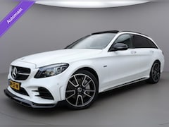 Mercedes-Benz C-klasse Estate - 300 e Amg Panodak Camera Led Leer 2020 Vol Opties 2 De Eigenaar 320 Pk Parelmoer Wit Perfe