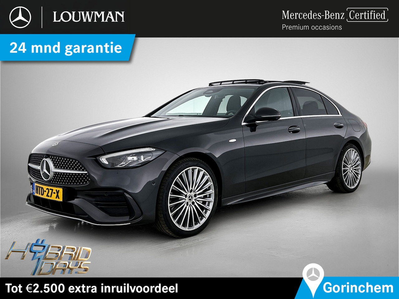 Mercedes-Benz C-klasse - 300 e Business Solution AMG AMG Line | NIght Pakket | Panorama Schuif-Kanteldak | !9 Inch - AutoWereld.nl