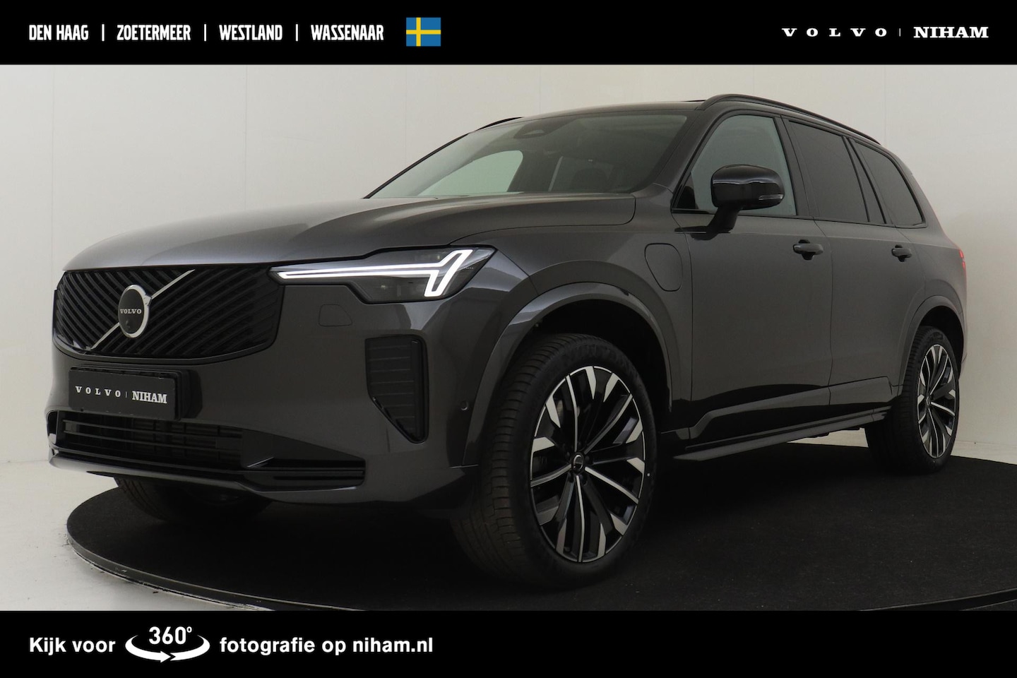 Volvo XC90 - II T8 PLUG-IN HYBRID AWD ULTRA DARK -PANO.DAK|BOWERS&WILKINS|LUCHTVERING|360°CAM|HEAD-UP D - AutoWereld.nl