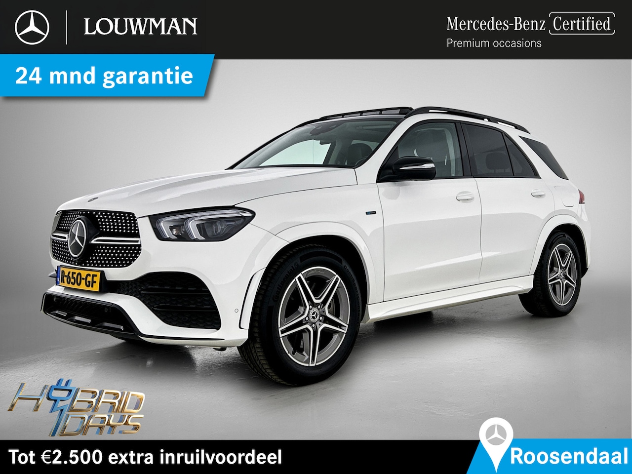 Mercedes-Benz GLE-Klasse - 350 e 4MATIC AMG Nightpakket | Trekhaak | Airmatic | Panoramadak | Distronic | Memory | St - AutoWereld.nl