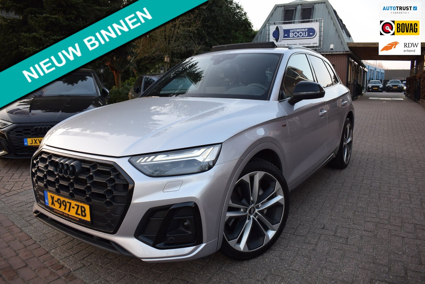 Audi Q5 - 55 TFSI e S edition S-LINE PANODAK/AUTOM/ADAP CRUISE/MATRIX LED/NAVI/CAMERA/PDC V+A/STOEL - AutoWereld.nl