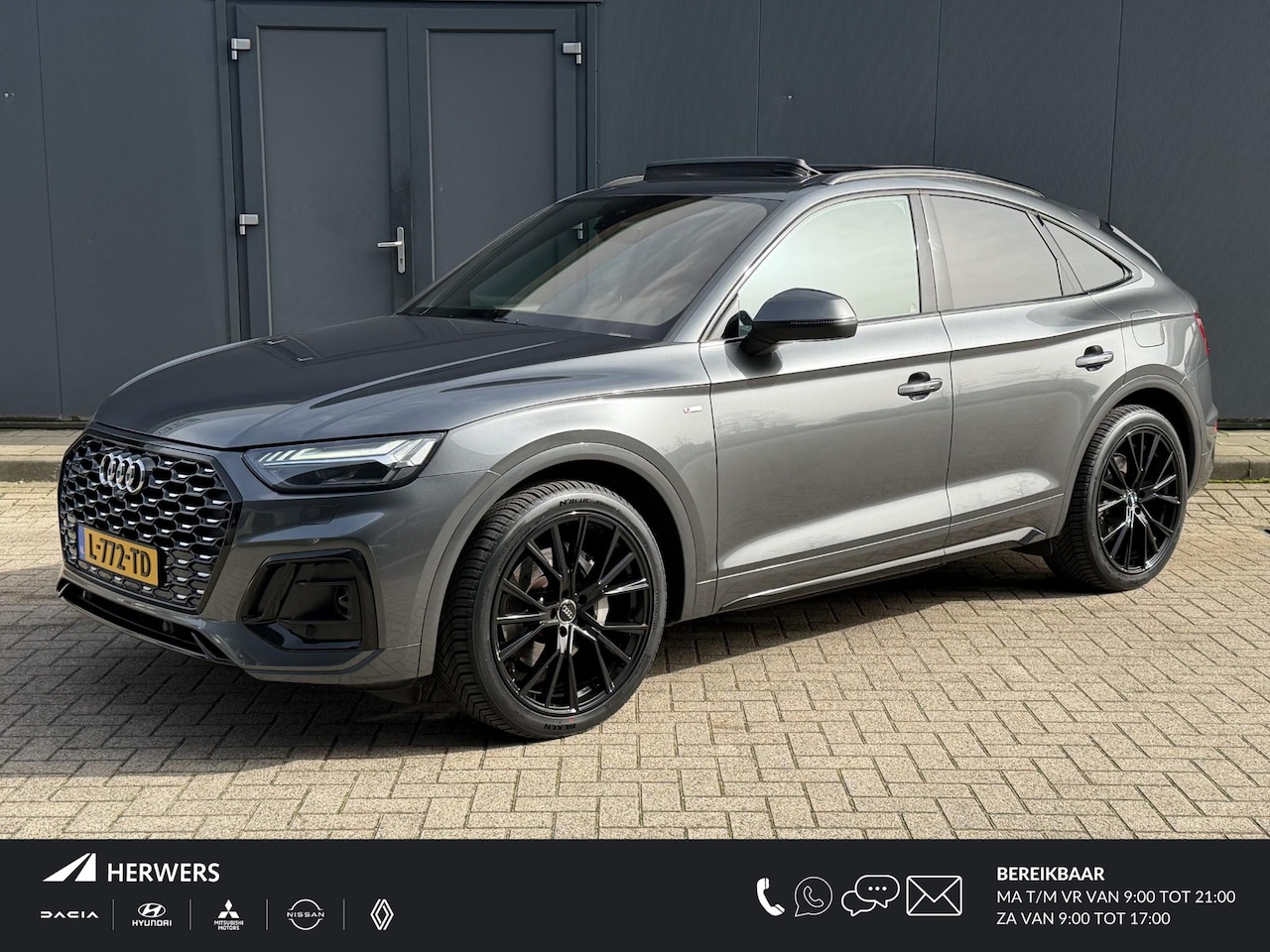 Audi Q5 Sportback - 50 TFSI e S edition PHEV / 21 inch all season banden nieuw / Luchtvering /  Schuif Kantel - AutoWereld.nl