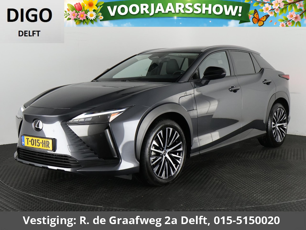 Lexus RZ - 450e Executive Line + Premium Pack | 20" lichtmetalen velgen | SONIC GREY Metallic - AutoWereld.nl